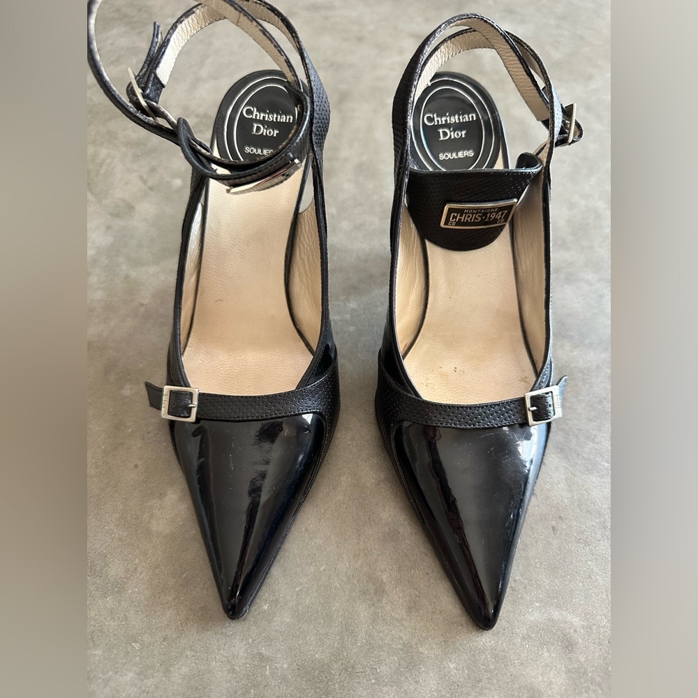 Christian Dior Montaigne Chris 1947 Black 35.5